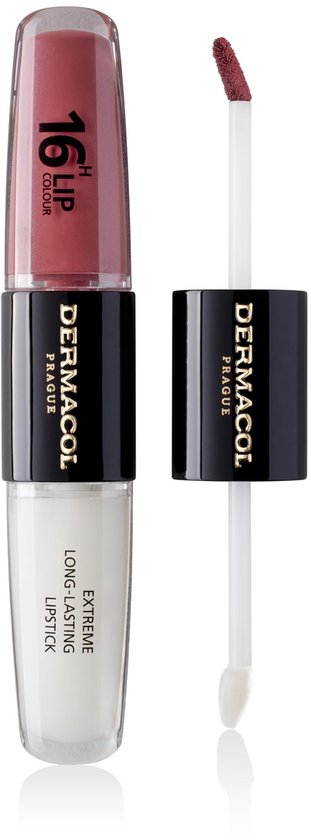 16H Lip Colour Extreme Long-Lasting Lipstick - Dlouhotrvající dvoufázová barva na rty + lesk 4 ml