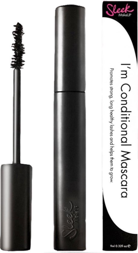 Sleek MakeUP, I'm Conditional, Volumizing, Mascara, Black, 9 ml