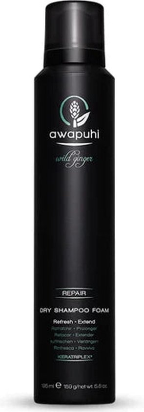 Awapuhi Wild Ginger Dry Shampoo Foam - Suchý pěnový šampon 195ml