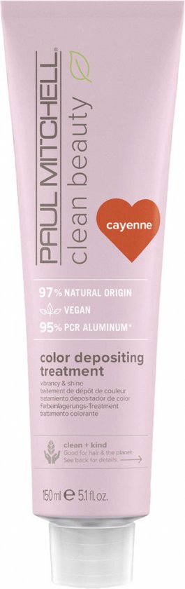 Paul Mitchell Clean Beauty Color Protect Color Depositing Treatment (Cayenne) 150 ml