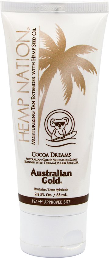Australian Gold Hemp Nation Cocoa Moisturizer Tan Extend 83 Ml