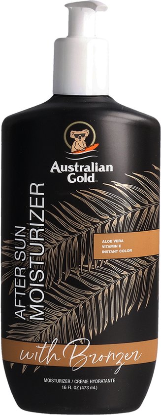 AFTER SUN MOISTURIZER body cream with bronzer 473 ml