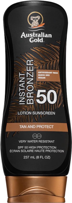 SUNSCREEN SPF50 lotion with bronzer 237 ml