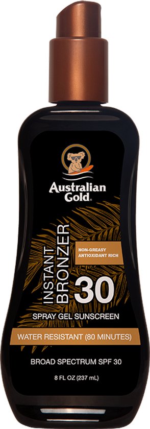 SUNSCREEN SPF30 spray gel with instant bronzer 237 ml