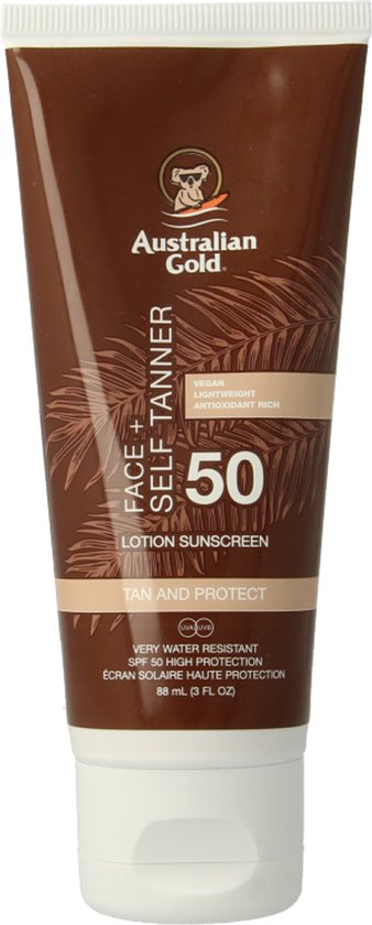 FACE SELF TANNER SPF50 sunscreen 88 ml