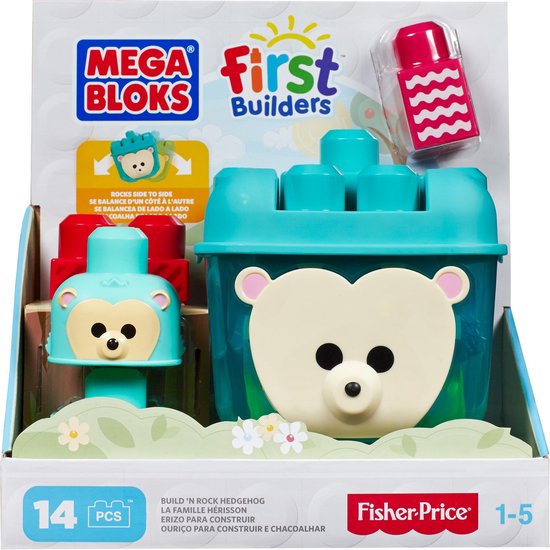 Mega Bloks, First Builders, Bouw & Wiebel Egel, Construction Set, Unisex, 1 - 5 years