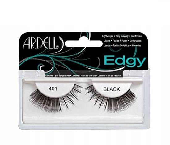 Ardell, Edgy, False Eyelashes, 401, Black