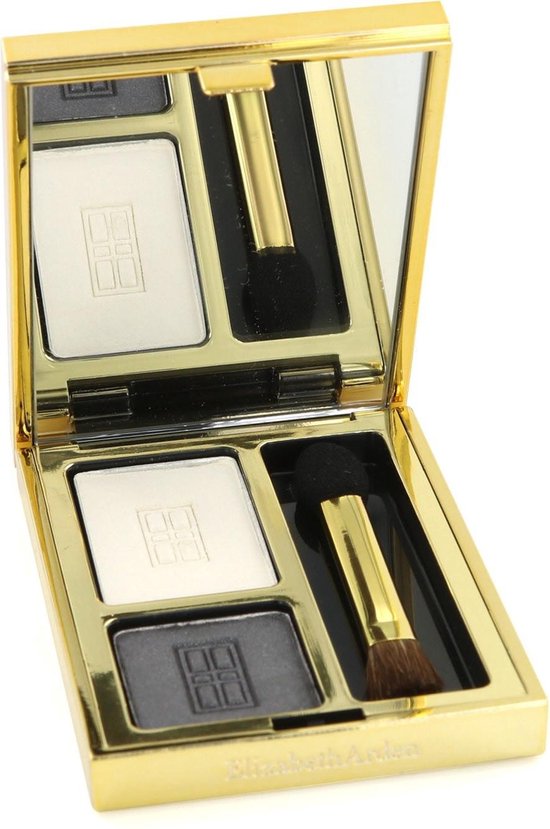 Elizabeth Arden, Beautiful Color Duo, Eyeshadow Powder, 05, Black Tie, 2 Shades, 3 g