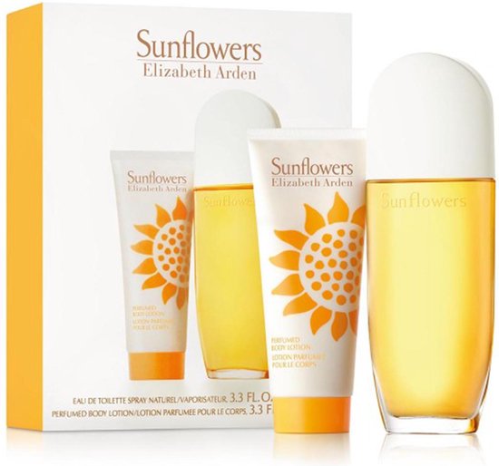 Sunflowers Set Elizabeth Arden: Sunflowers, Perfumed, Day & Night, Body Lotion, 100 ml + Sunflowers, Eau De Toilette, For Women, 100 ml