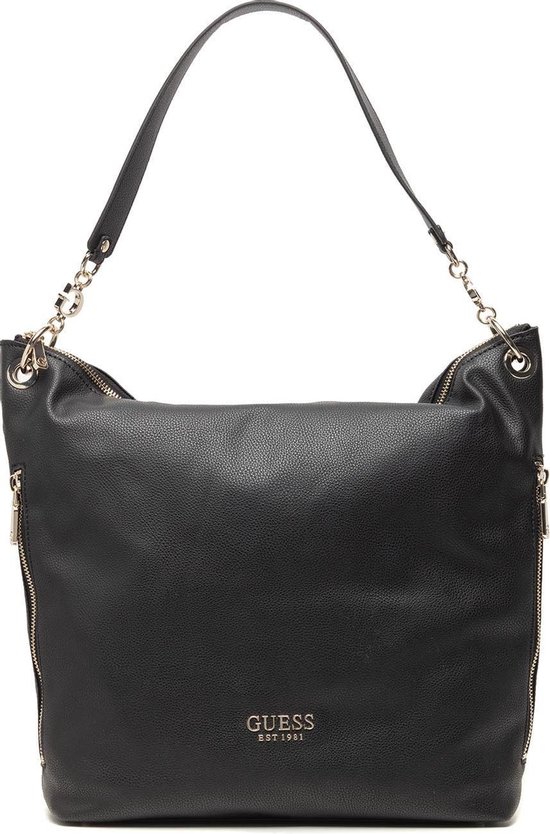 Guess, G Chain, Textile Bag, Black, For Women
