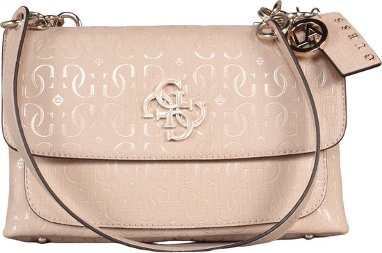 Guess, Cathleen, Textile Bag, Shoulder Bag, Blush, For Women