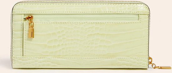 Guess, Laurel, Textile Wallet, SLG Large Zip, SWCA8500460LGL, Beige, For Women