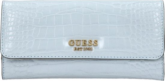 Guess, Laurel, Textile Wallet, SLG Large Zip, SWCA8500500POD, Pale Cloud, For Women